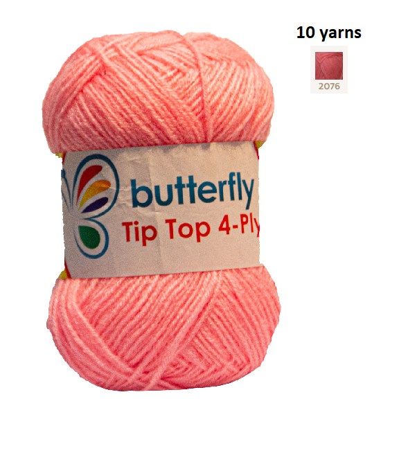 Knitting & Crocheting Essentials - Butterfly Yarns Pack of 5 or 10,Knitting Needles, Tapestry Mat Mesh, Latch Hook Crochet, Crochet Hook, CBC Sewing Kit