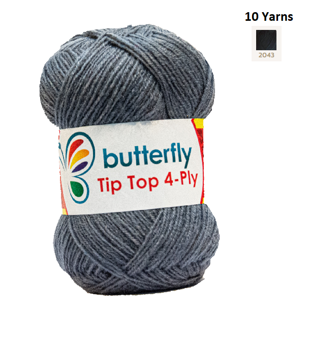 Knitting & Crocheting Essentials - Butterfly Yarns Pack of 5 or 10,Knitting Needles, Tapestry Mat Mesh, Latch Hook Crochet, Crochet Hook, CBC Sewing Kit