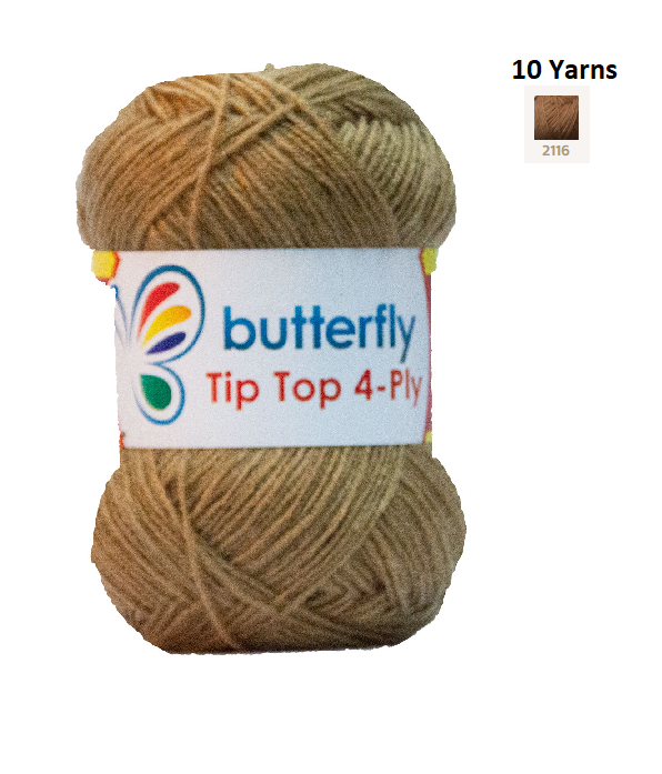 Knitting & Crocheting Essentials - Butterfly Yarns Pack of 5 or 10,Knitting Needles, Tapestry Mat Mesh, Latch Hook Crochet, Crochet Hook, CBC Sewing Kit