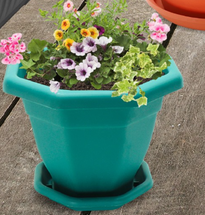 Planter Flower Pot Kenpoly Plastic Vegetable Plant Pot