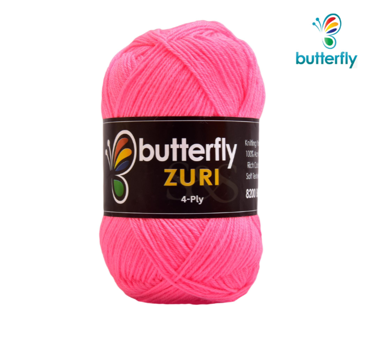 Buterfly Zuri Yarns (Pack of 10 Yarns)