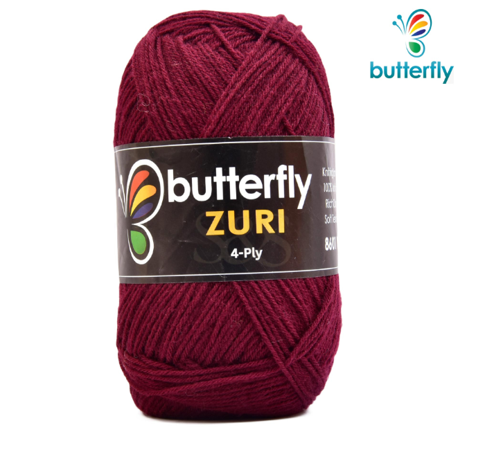 Buterfly Zuri Yarns (Pack of 10 Yarns)