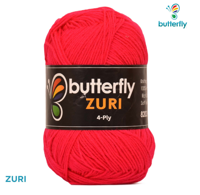 Buterfly Zuri Yarns (Pack of 10 Yarns)