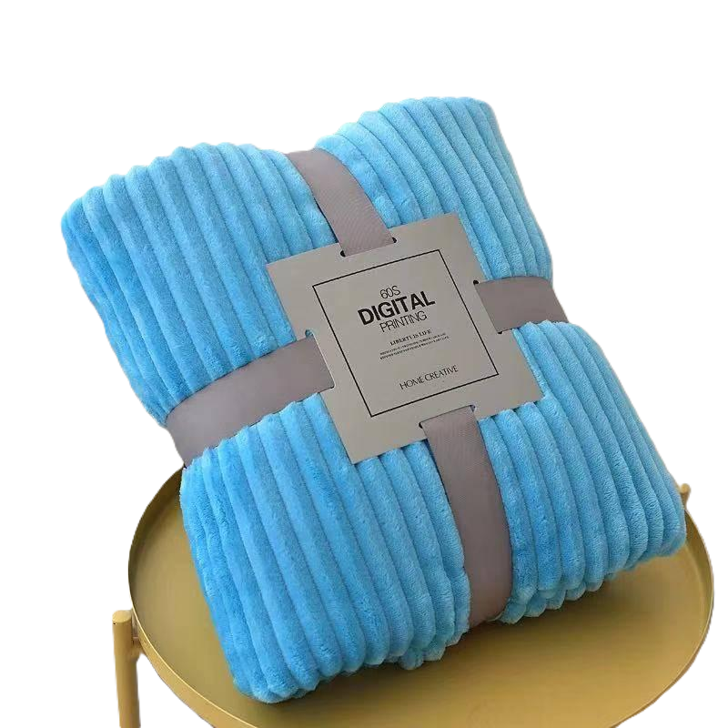 Fleece Throw Blanket for Couch Sofa Bed 6*6 (Choose Colour)