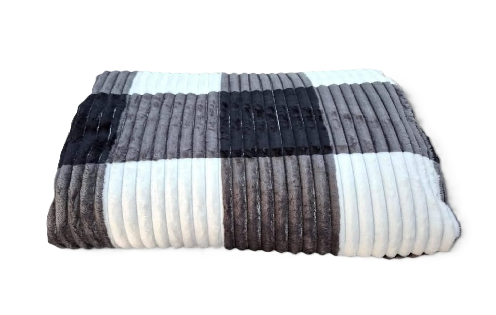Fleece Throw Blanket for Couch Sofa Bed 6*6 (Choose Colour)