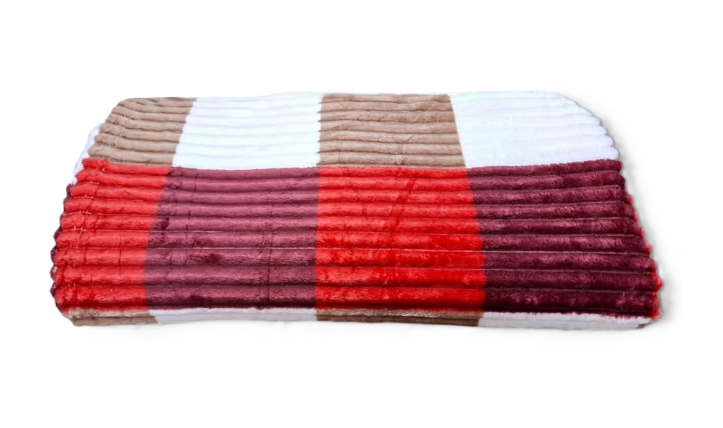 Fleece Throw Blanket for Couch Sofa Bed 6*6 (Choose Colour)