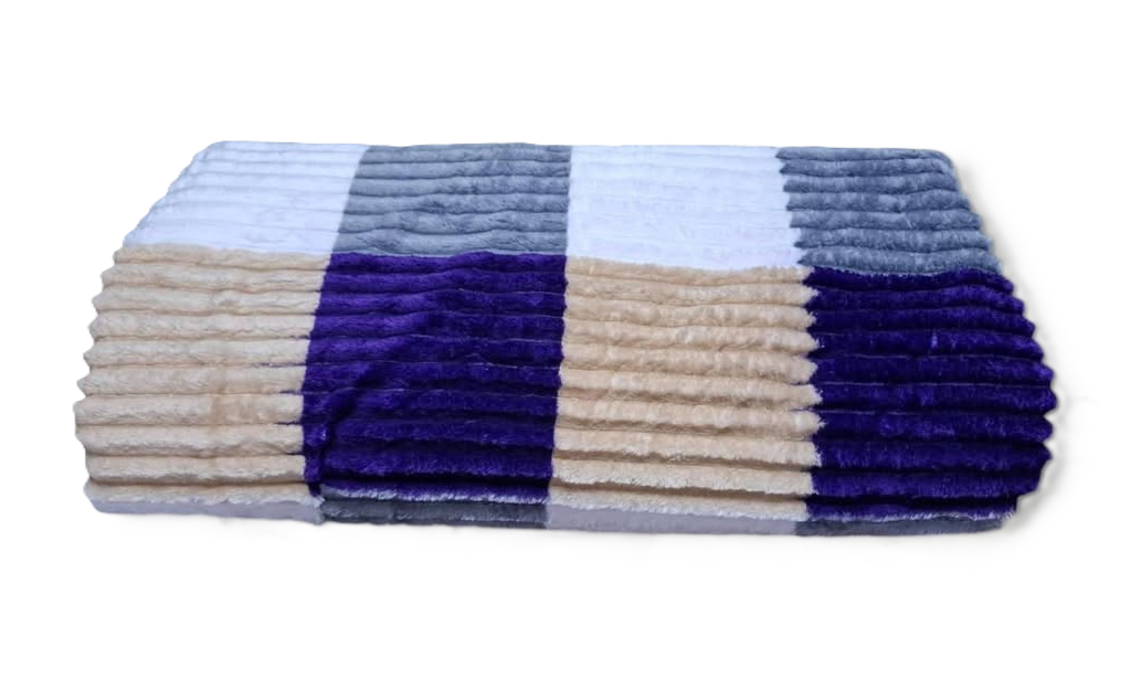 Fleece Throw Blanket for Couch Sofa Bed 6*6 (Choose Colour)