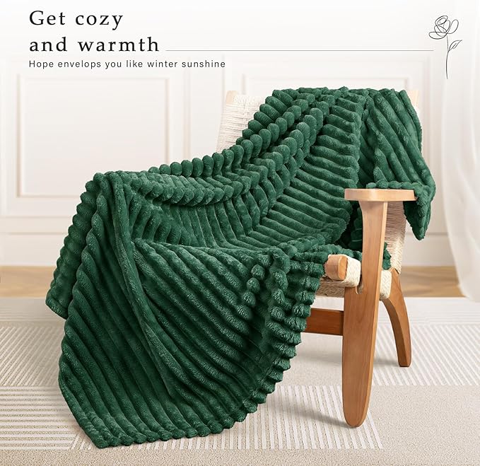 Fleece Throw Blanket for Couch Sofa Bed 6*6 (Choose Colour)