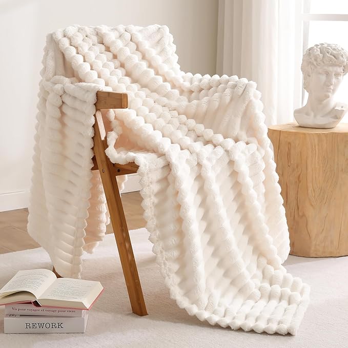 Fleece Throw Blanket for Couch Sofa Bed 6*6 (Choose Colour)