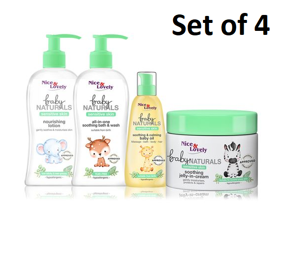 Nice & Lovely Baby Naturals  (Choose a Set of 4 Products or  a Single Product)
