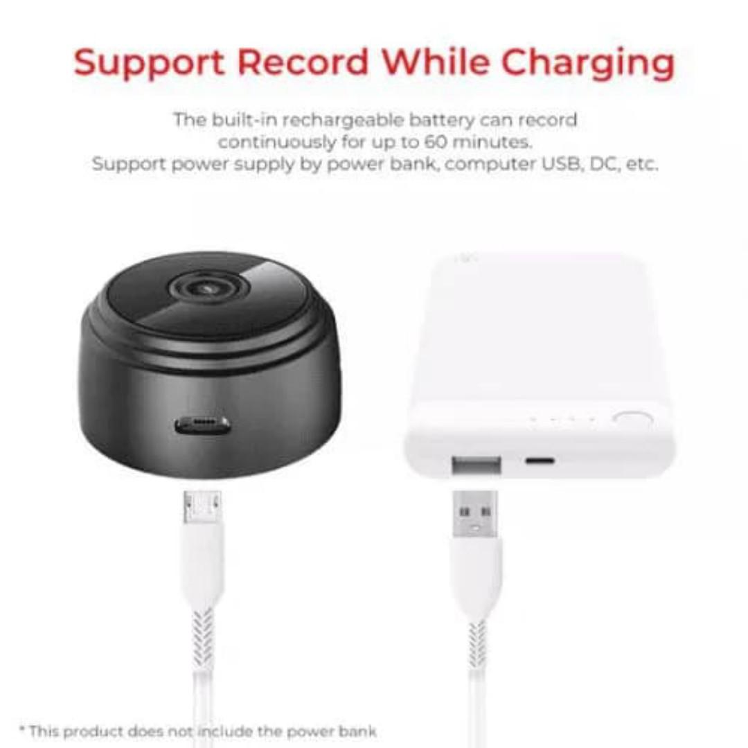 Wireless mini hidden CCTV WiFi spy A9 camera