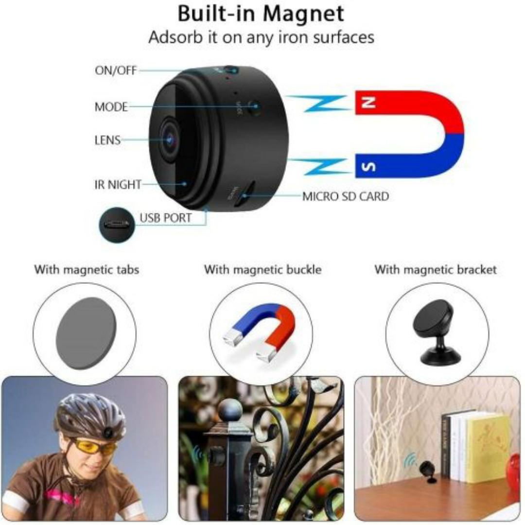 Surveillance mini hidden CCTV A9 WiFi camera