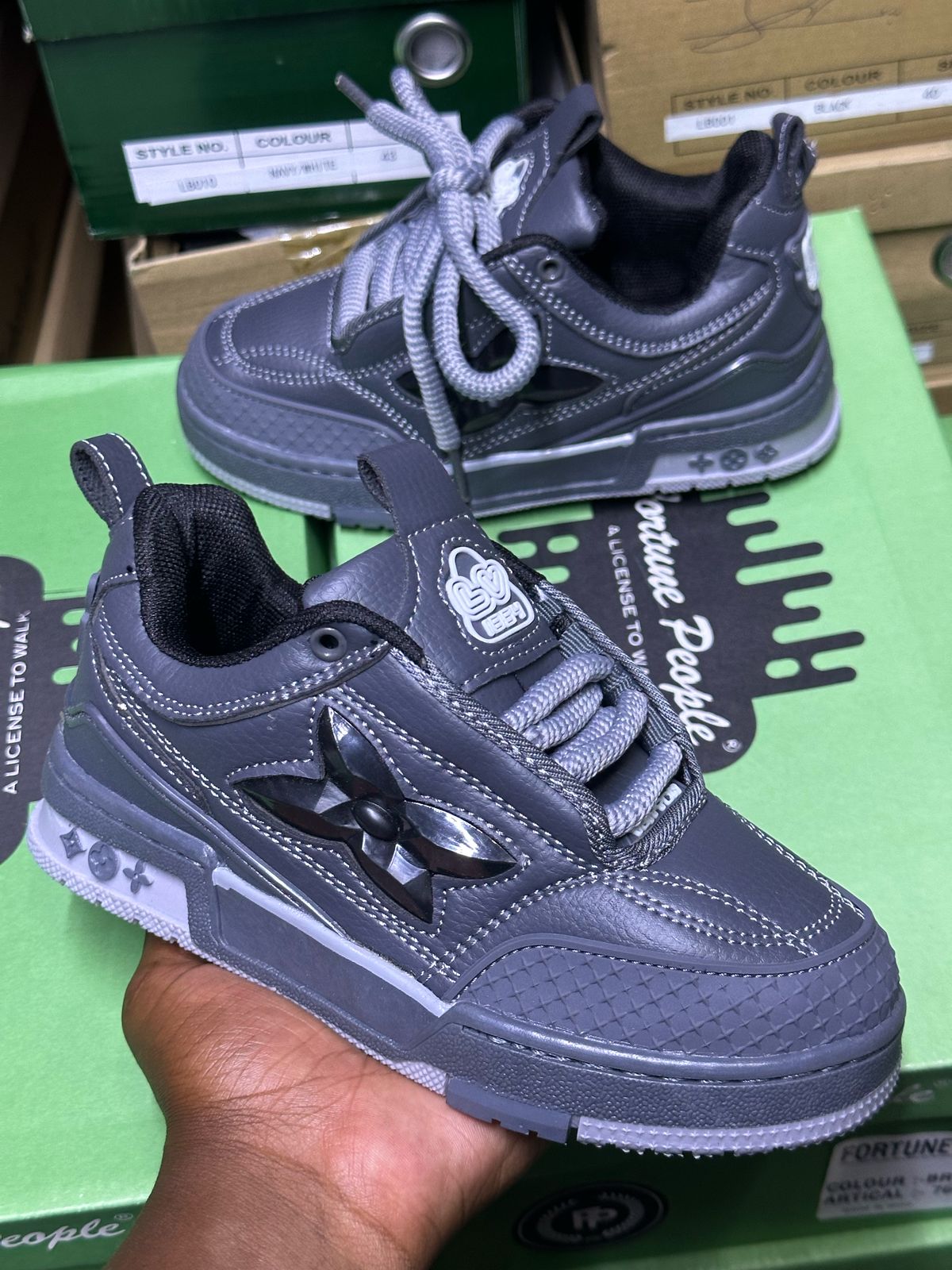 Louis Vuitton LV Kids Sneakers – Luxury Designer Sports Shoes (Sizes 30-35)