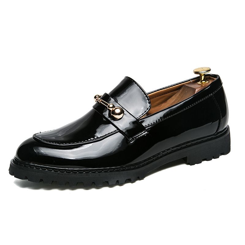 Men’s Wetlook Casual Loafers – Luxury Slip-On Shoes (Sizes 40-44)
