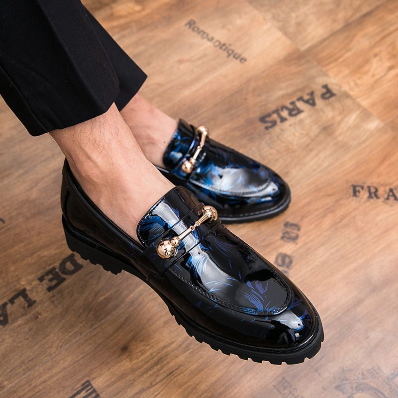 Men’s Wetlook Casual Loafers – Luxury Slip-On Shoes (Sizes 40-44)