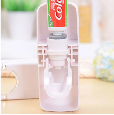 Automatic Toothpaste Dispenser Wall Mount Bathroom Accessories Toothpaste Squeezer Toothbrush Holder Toothpaste Storage
