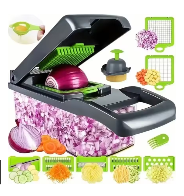 Multifunctional Vegetable/Onion Chopper Slicer Dicer Cutter,Veggie With 8 Blades