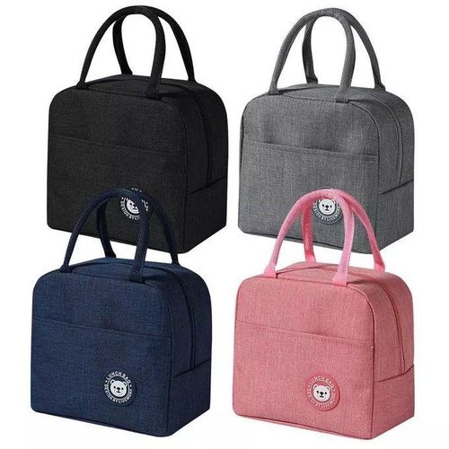 Lunch Bag Insulated Cool Thermal Food Storage Bag With tin foil inside, can use as both insulated and cooler Capacity-6 liters