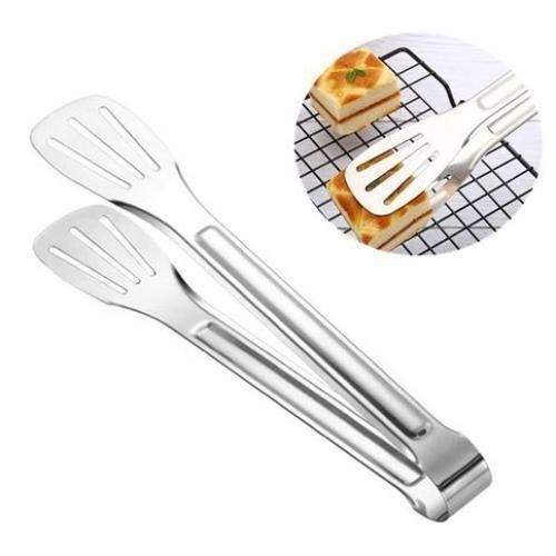 Stainless Steel Food Tongs Meat Salad Bread Serving Clip Barbecue Grill Buffet Clamp Cooking Tools Kitchen Accessories