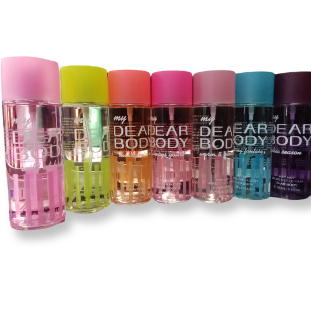 Discover Your Signature Scent: My Dear Body Mist Collection – 7 Vibrant  Long-Lasting Fragrances Body Spray for Women – Elegant, Fresh & Sweet Scent – Daily Use Perfume Mist for All Occasions