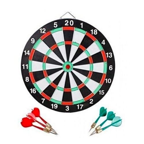 Dart Board Game Set with Free Darts – Fun Indoor & Outdoor Game for All Ages - kids, adults, parties, and family game nights. Comes with free darts, easy wall-mount design, and a durable board