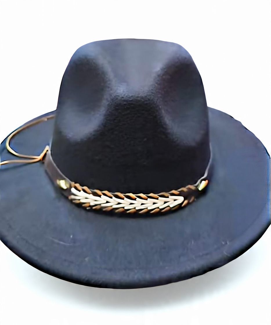 Unisex Suede Godfather Hat – Vintage Wide Brim Fedora for Women & Men, Elegant Jazz Style Fashion Hat for Formal & Casual Wear