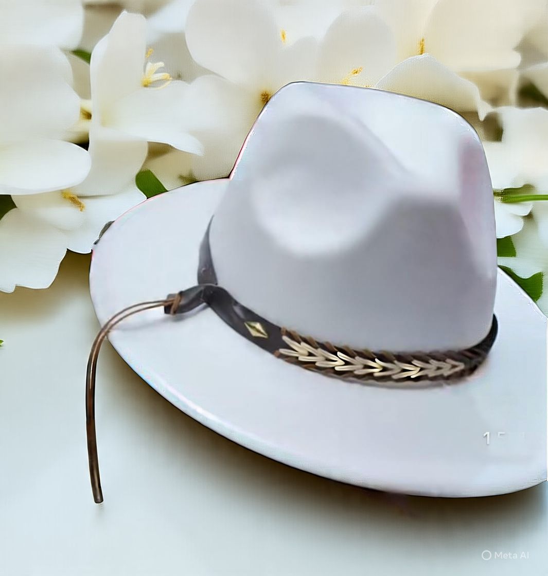 Unisex Suede Godfather Hat – Vintage Wide Brim Fedora for Women & Men, Elegant Jazz Style Fashion Hat for Formal & Casual Wear