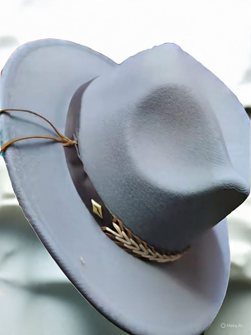 Unisex Suede Godfather Hat – Vintage Wide Brim Fedora for Women & Men, Elegant Jazz Style Fashion Hat for Formal & Casual Wear