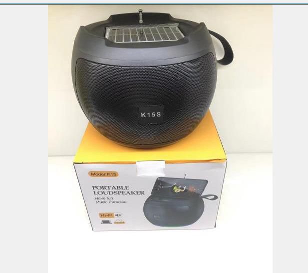 Portable Wireless Solar Bluetooth Speaker – Loud Bass, Rechargeable, and Compact Design for Indoor & Outdoor Use