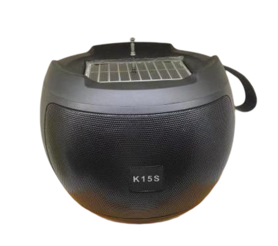 Portable Wireless Solar Bluetooth Speaker – Loud Bass, Rechargeable, and Compact Design for Indoor & Outdoor Use