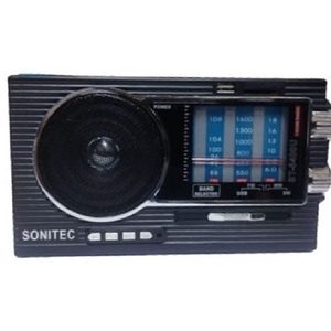 Sonitec SPS-400U Multi-Band Portable Radio – FM/AM/SW with USB, SD & Torch Function Listen to your favorite Stations from Anywhere Now afforadable