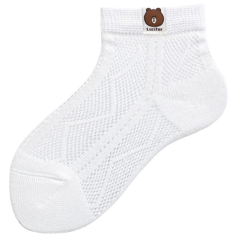 Children's mesh thin Korean version sports socks for boys and girls