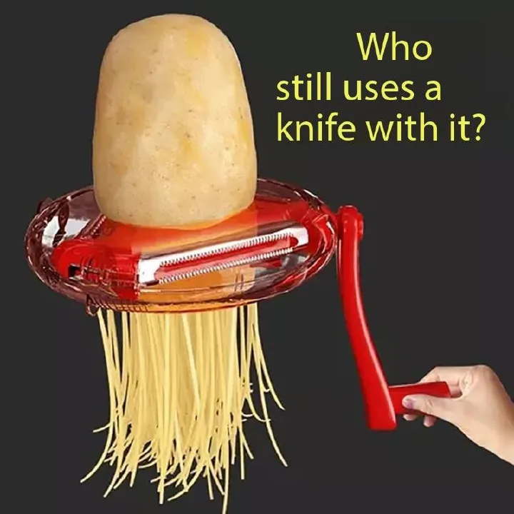 Household three in one multifunctional peeler, fruit knife, apple peeler, potato peeler