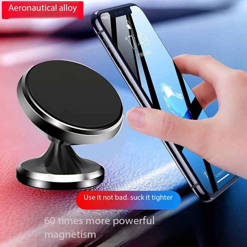 New magnetic car phone holder with air outlet and magnetic snap fastener for universal multifunctional automotive adhesive bracket
