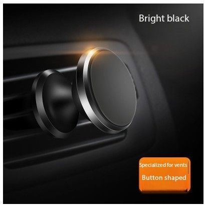 New magnetic car phone holder with air outlet and magnetic snap fastener for universal multifunctional automotive adhesive bracket