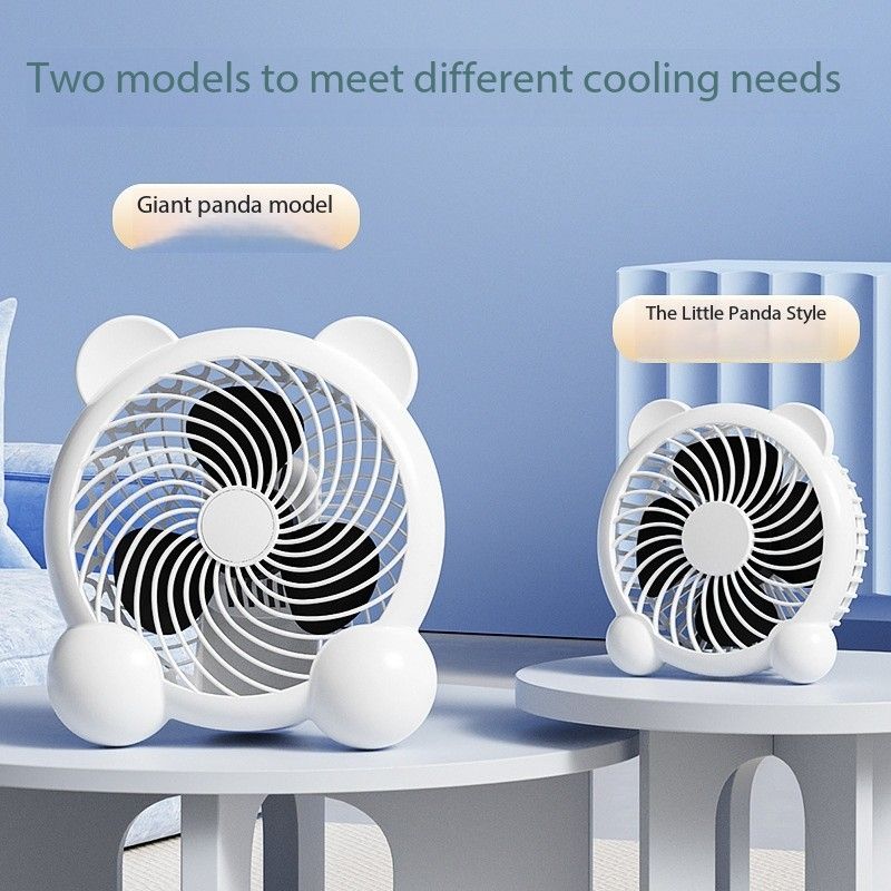 Desktop Fan Office Home Silent Electric Fan USB Dormitory Camping Outdoor Portable Small Desktop Fan