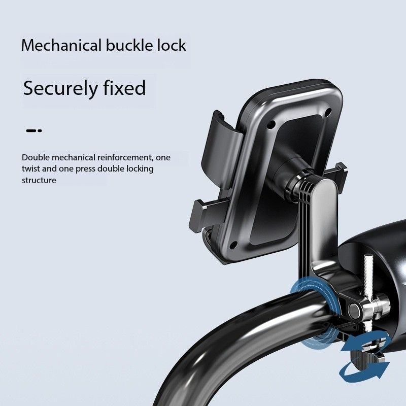 New electric bike, motorcycle, mobile phone holder, outdoor riding shock resistant bicycle navigation holder