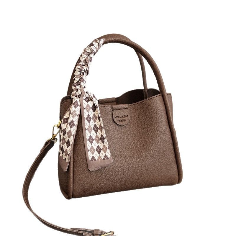 New Fall/Winter High-End Capacity Fashion Versatile Crossbody Commuter Bucket Bag Single Shoulder Bag