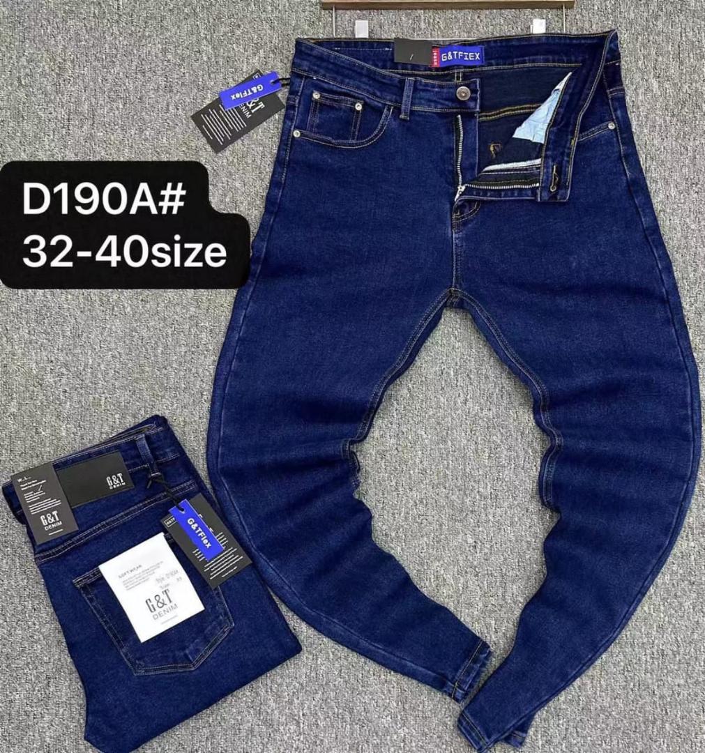 Men slim fit Big sizes trousers jeans✅Men plain quality jeans, durable and non fading, total fashionable and slightly stretchy. They are slim fit and suitable in all seasons. They are easy to maintain