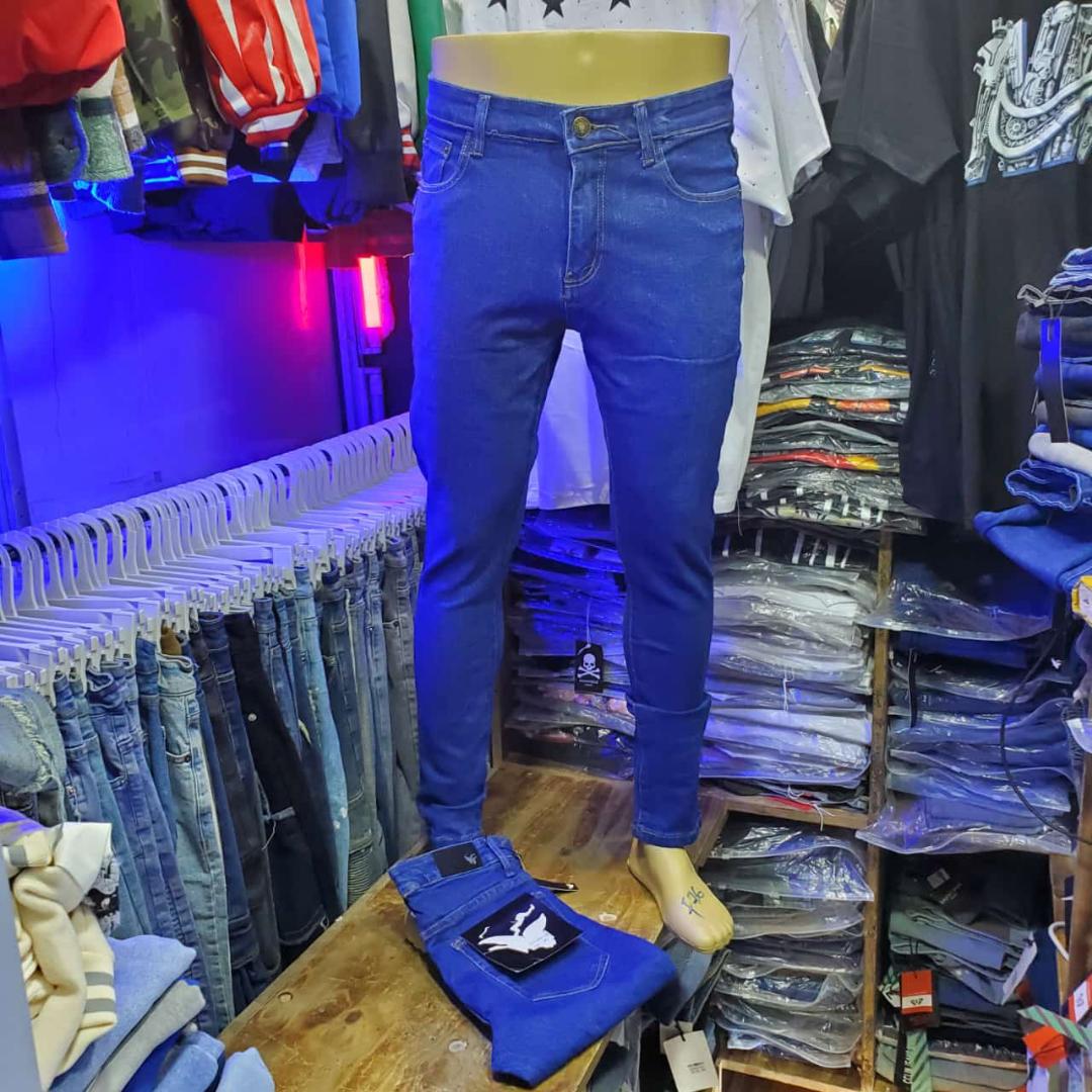 Men slim fit Big sizes trousers jeans✅Men plain quality jeans, durable and non fading, total fashionable and slightly stretchy. They are slim fit and suitable in all seasons. They are easy to maintain
