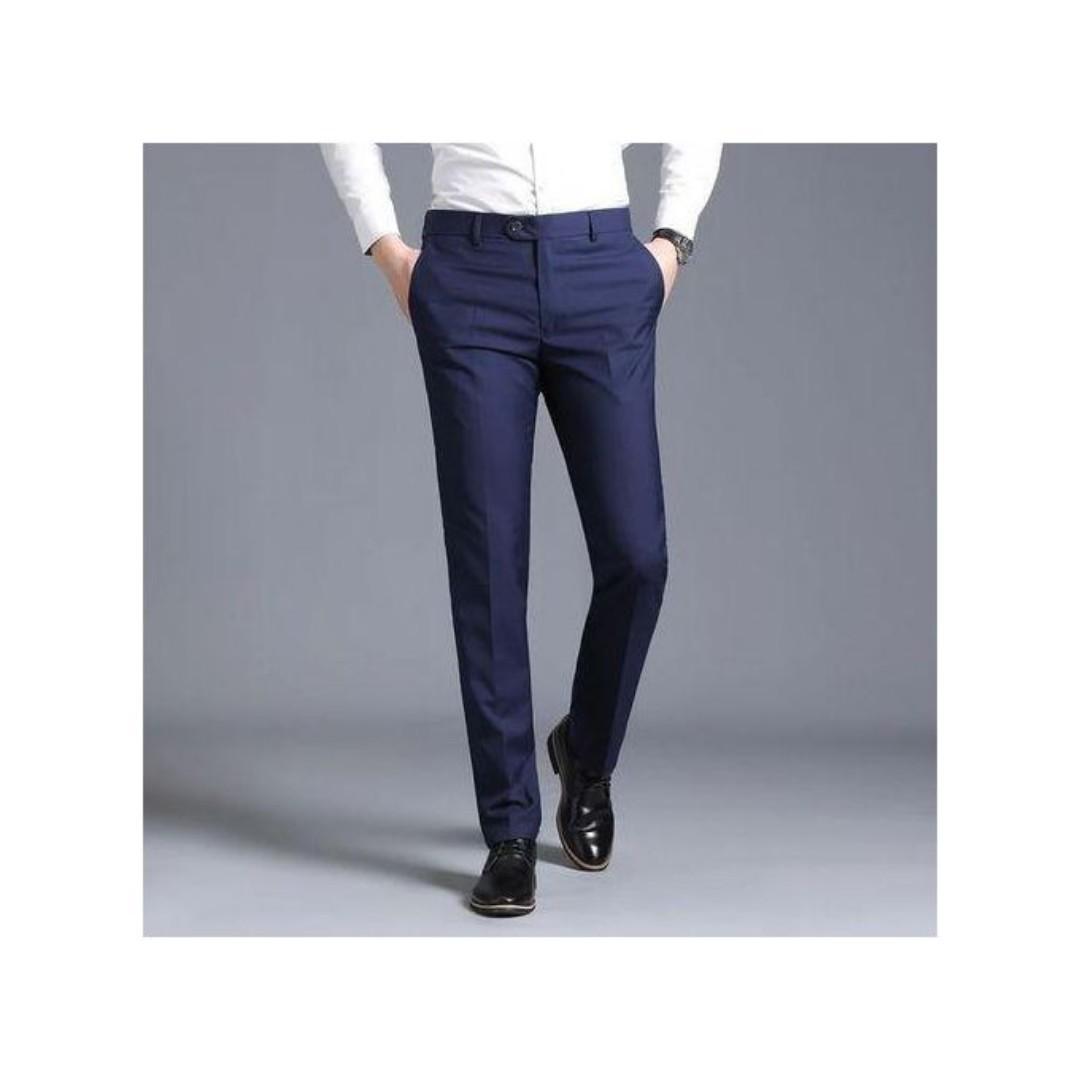 SINGLE PACK TURKEY OFFICIAL MEN TROUSERS These pants are done in a classic design with a belt loop waistband and set-in pockets. The fabric has a unique texture with a barely noticeable raised pattern
