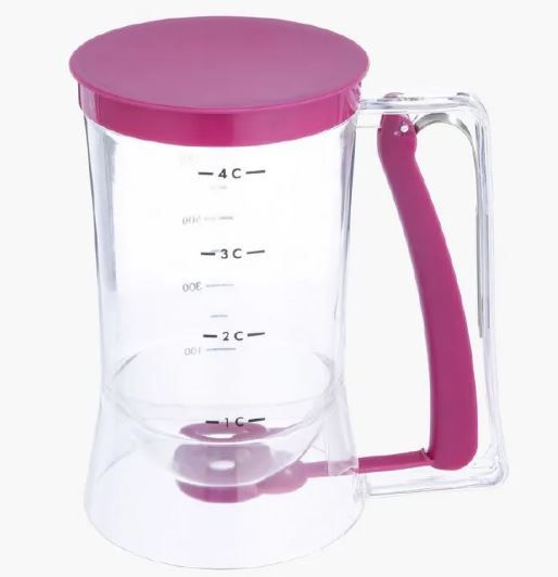 Batter dispenser ,Cake Batter Dispenser with Measuring Label for Cupcakes Muffins Baking Tool