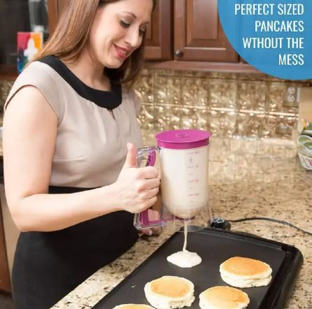 Batter dispenser ,Cake Batter Dispenser with Measuring Label for Cupcakes Muffins Baking Tool