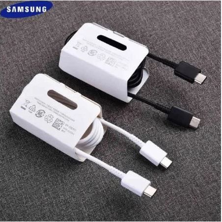 Samsung 25W Super Fast Charging 5A USB-C to USB-C Cable – Original Samsung 25W Charger Cable for Galaxy A14, A24, A34, A54, S21, S22, S23, S24, Note, and Other  Type-C Devices