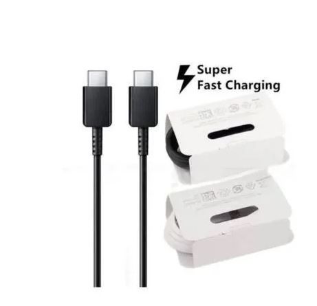 Samsung 25W Super Fast Charging 5A USB-C to USB-C Cable – Original Samsung 25W Charger Cable for Galaxy A14, A24, A34, A54, S21, S22, S23, S24, Note, and Other  Type-C Devices