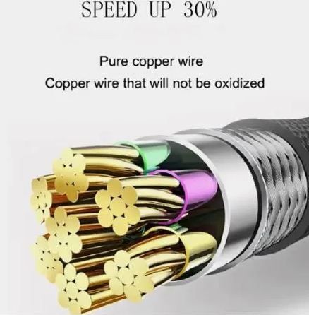 Oraimo Type-C Fast Charging Cable – Durable, High-Speed USB-C Charger for Android, Tablets, Power Banks, and More with Tangle-Free Design, Reinforced Connectors, and Efficient Data Transfer.