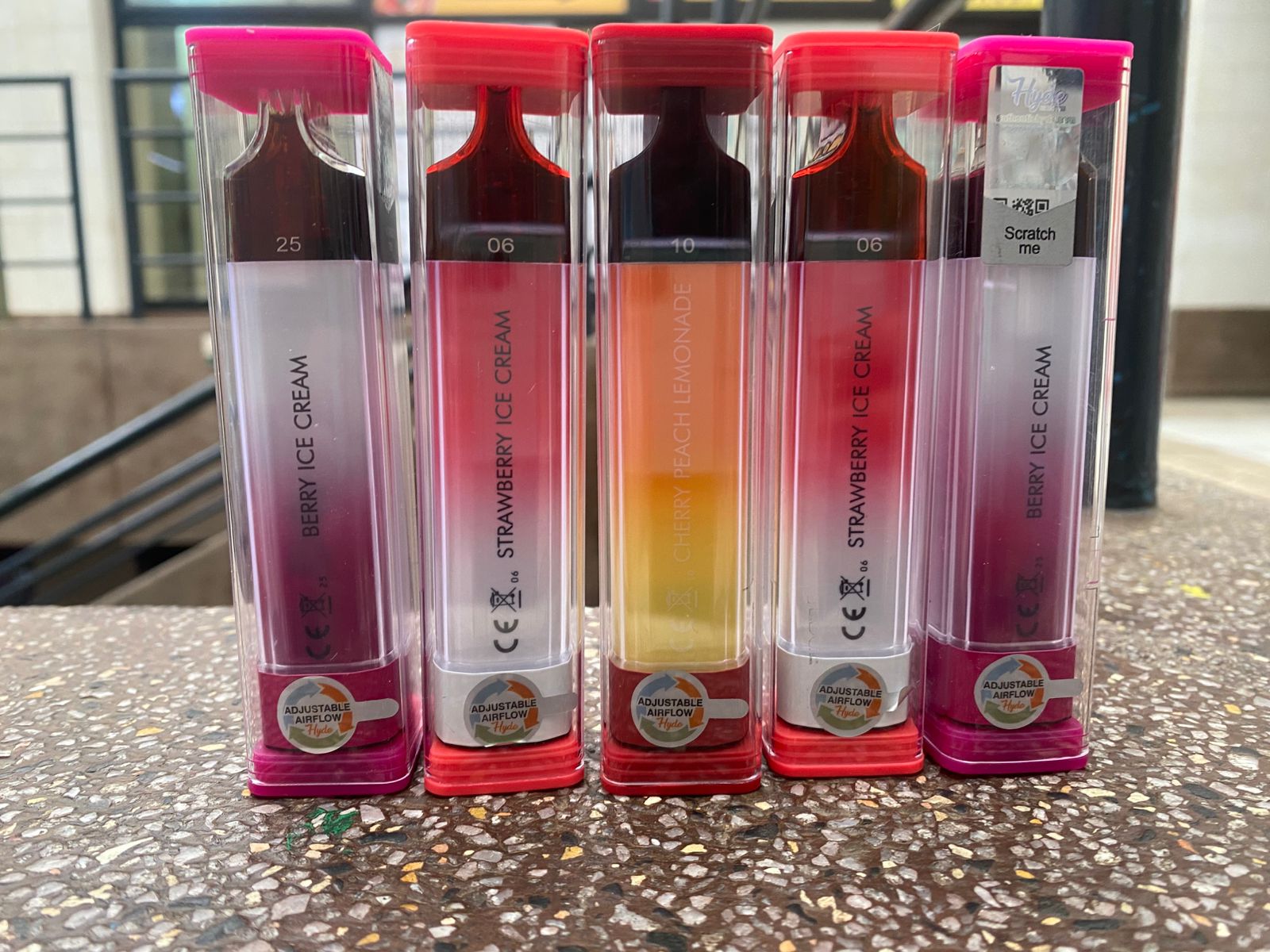 Vape Summer Luv, Banana Ice, Strawberry, OJ, Cherry Peach Lemonade, Berry Ice Cream, Caribbean Collada, Peach Mango Watermen – 4000 Puffs, Rechargeable, Prefilled, Activated Electronic Vaping Device