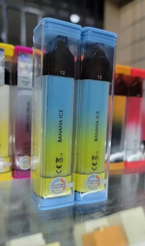 Banana Ice with this sleek 4000-puff, rechargeable vape. Prefilled and draw-activated, it's perfect for smooth, icy banana flavor all day. Convenient, satisfying, and ready to go—your ultimate Banana