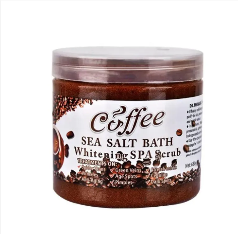 Coffee Body Scrub for Exfoliation and Smooth Skin, Deep Cleansing Sugar Scrub for All Skin Types, Removes Dead Skin, Leaves Skin Soft and Glowing, Available 1KG, 680G, 350G