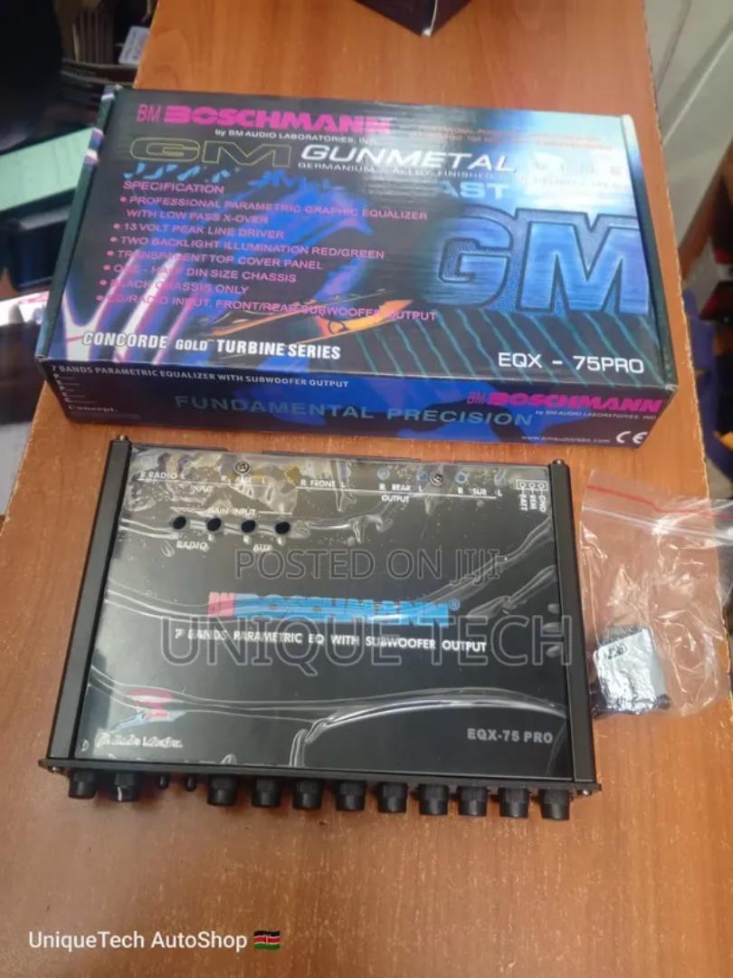 quality 7band parametric  boschman eqaualizer,EQX-75PRO,bm equalizer